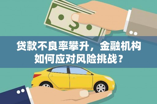 武昌贷款不良率攀升，金融机构如何应对风险挑战？