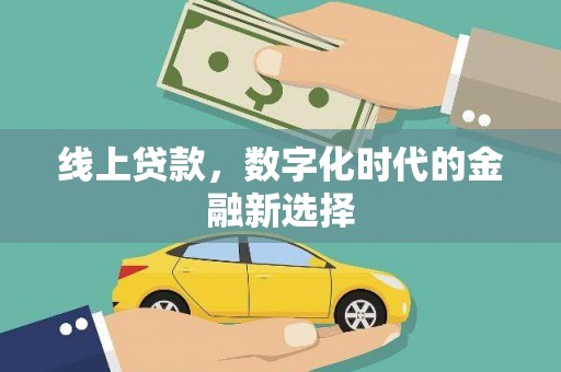 武昌线上贷款，数字化时代的金融新选择
